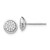 14k White Gold Diamond Cluster Post Earrings - EM-31BF66AE-1272