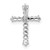 14k White Gold Diamond Cross Pendant Mounting - PM-21F525DA-7911