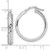 14K White Gold Diamond Cut Hoop Earrings - TC-AE49C107-3213