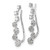 14k White Gold Diamond Ear Climber Earrings - EM-3D01ACCE-5586