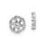 14k White Gold Diamond Earring Jacket Mountings - EJ-1EF573C2-8538