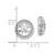 14k White Gold Diamond Earring Jacket Mountings - XJ-A6F5133F-6163