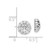 14k White Gold Diamond Earring Jackets - EJ-532C596B-4916
