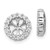 14k White Gold Diamond Earring Jackets - EJ-5FE77CC0-2897