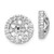 14k White Gold Diamond Earring Jackets - EJ-74A566C0-7421