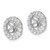 14k White Gold Diamond Earring Jackets - EJ-74A566C0-7421