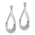 14k White Gold Diamond Earring Jackets - EJ-B2CC8307-5588