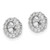14k White Gold Diamond Earring Jackets - EJ-B8DE5F8C-6741