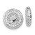 14k White Gold Diamond Earring Jackets - EM-23E11C06-4254