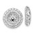 14k White Gold Diamond Earring Jackets - EM-8EAFAA65-6652