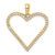 14k 1/6ct. Diamond Heart Pendant - PM-36F23B4A-4107