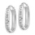 14k White Gold Diamond Fascination Squared Hinged Hoop Earrings - DF-F641EE41-1186