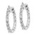 14k White Gold Diamond Hinged Hoop Earring Mountings - EM-81663B5E-7170