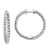 14k White Gold Diamond Hinged Hoop Earring Mountings - XE-1BE32192-3510