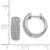 14k White Gold Diamond Hinged Hoop Earrings - EM-4D5497CE-7755