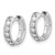 14k White Gold Diamond Hinged Hoop Earrings - EM-62B380AE-1107