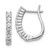 14k White Gold Diamond Hinged Hoop Earrings - EM-FA67BC79-4140