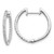 14k White Gold Diamond In/Out Hinged Hoop Earrings - EM-B94C7F90-8560