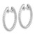 14k White Gold Diamond In/Out Hinged Hoop Earrings - EM-B94C7F90-8560