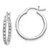14k White Gold Diamond In/Out Hoop Earrings - EM-5F637E8E-1710