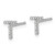 14k White Gold Diamond Initial T Earrings - EM-4FE588BE-1789