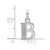 14K White Gold Diamond Letter B Initial Pendant - YC-8A75D0D8-7151