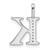 14K White Gold Diamond Letter K Initial Pendant - PM-C044D63E-6702