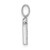 14K White Gold Diamond Letter N Initial Pendant - PM-ECEA18D6-4501