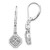 14k White Gold Diamond Leverback Earrings - EM-59F5F739-2338