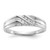 14k White Gold Diamond Mens Ring - RM-53112D6B-2831