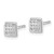 14k White Gold Diamond Post Earrings - EM-0D86D3DD-3593