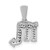 14k White Gold Diamond Scorpio Zodiac Pendant