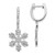 14k White Gold Diamond Snowflake Earrings - EM-25046D2D-4976
