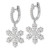 14k White Gold Diamond Snowflake Earrings - EM-25046D2D-4976