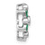 14k White Gold Emerald and Diamond Chain Slide - PM-C9EAB852-5636