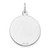 14k White Gold Etched .018 Gauge Engraveable Round Disc Charm - XW-4050F781-6931