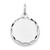 14k White Gold Etched .027 Gauge Engraveable Round Disc Charm - XW-AE3147E5-7701