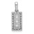 14K White Gold Family Jewelry Diamond Semi-Set Pendant - XM-53223ECD-2702