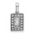 14K White Gold Family Jewelry Diamond Semi-Set Pendant - XM-5BFDA724-6250