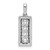 14K White Gold Family Jewelry Diamond Semi-Set Pendant - XM-85899FF8-2154