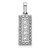 14K White Gold Family Jewelry Diamond Semi-Set Pendant - XM-85899FF8-2154
