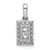 14K White Gold Family Jewelry Diamond Semi-Set Pendant - XM-A4AC0D27-8875