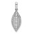 14K White Gold Family Jewelry Diamond Semi-Set Pendant - XM-B9C4A52B-7422