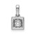 14K White Gold Family Jewelry Diamond Semi-Set Pendant - XM-C335632E-9020