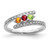 14K White Gold Family Jewelry Diamond Semi-Set Ring - XM-A3870D01-8464