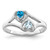 14k White Gold Family Jewelry Ring Mounting - XM-5D0EBB86-4534