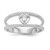 14k White Gold Family Jewelry Ring Mounting - XM-B7B5F0C1-7045