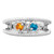 14k White Gold Family Jewelry Ring Mounting - XM-E00C748E-7495