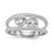 14k White Gold Family Jewelry Ring Mounting - XM-E00C748E-7495