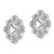 14k White Gold Fancy Diamond Earring Jackets - EJ-858143EC-4430